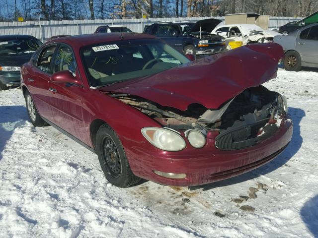2G4WC532251341175 - 2005 BUICK LACROSSE C RED photo 1