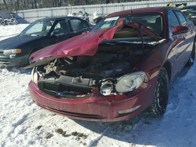 2G4WC532251341175 - 2005 BUICK LACROSSE C RED photo 9