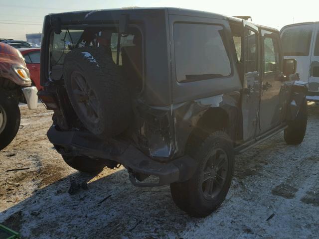 1C4BJWEG1GL348607 - 2016 JEEP WRANGLER U GRAY photo 4