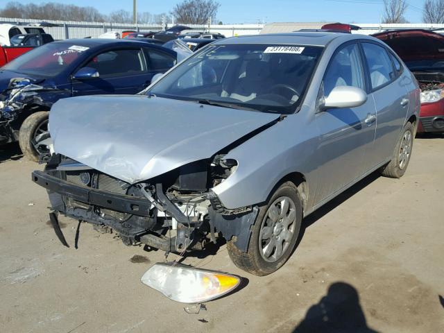 KMHDU46D17U164492 - 2007 HYUNDAI ELANTRA GL SILVER photo 2