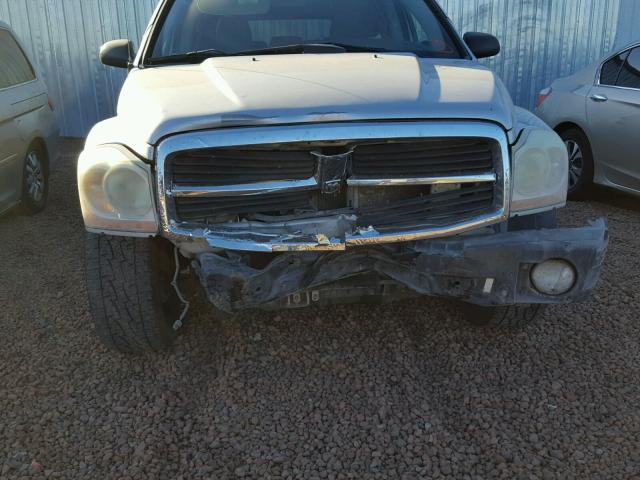 1D4HB48N26F136272 - 2006 DODGE DURANGO SL SILVER photo 9