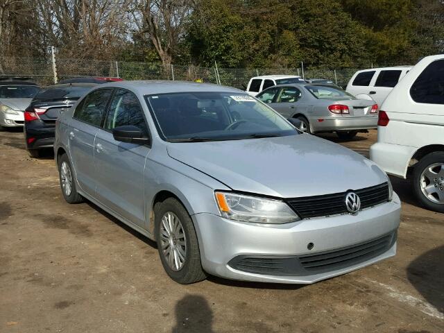 3VW2K7AJ5BM306532 - 2011 VOLKSWAGEN JETTA BASE SILVER photo 1