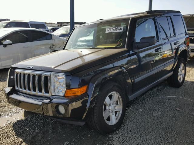 1J8HG48K98C111788 - 2008 JEEP COMMANDER შავი ფოტო 2