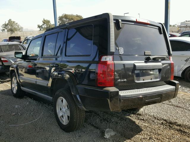 1J8HG48K98C111788 - 2008 JEEP COMMANDER შავი ფოტო 3