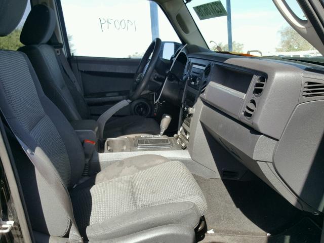 1J8HG48K98C111788 - 2008 JEEP COMMANDER შავი ფოტო 5