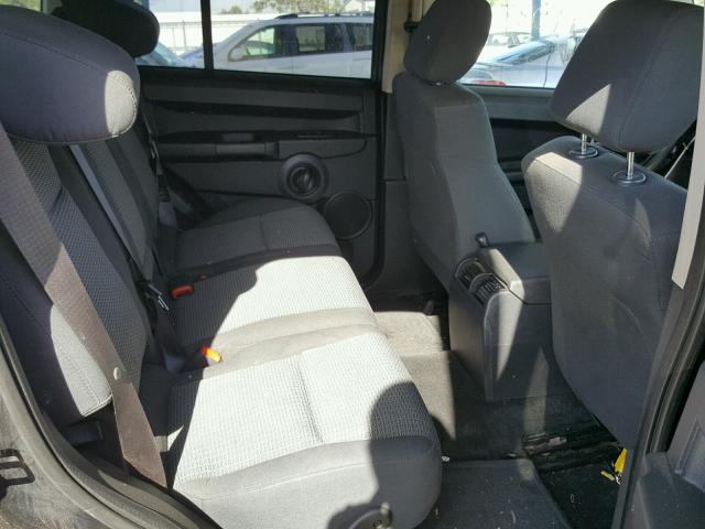 1J8HG48K98C111788 - 2008 JEEP COMMANDER შავი ფოტო 6