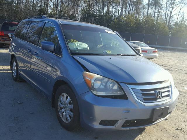 5FNRL3H78AB046406 - 2010 HONDA ODYSSEY EX BLUE photo 1