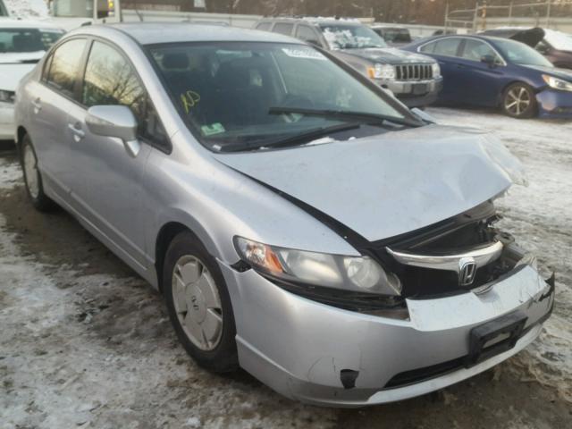 JHMFA36227S028350 - 2007 HONDA CIVIC HYBR SILVER photo 1