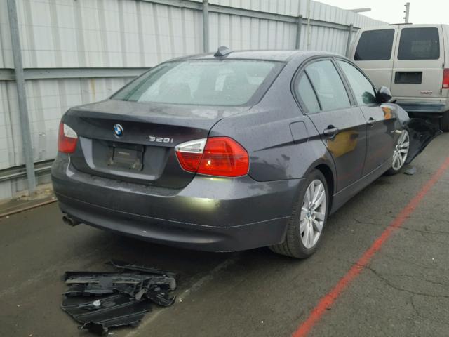 WBAVA335X7KX78586 - 2007 BMW 328 I CHARCOAL photo 4