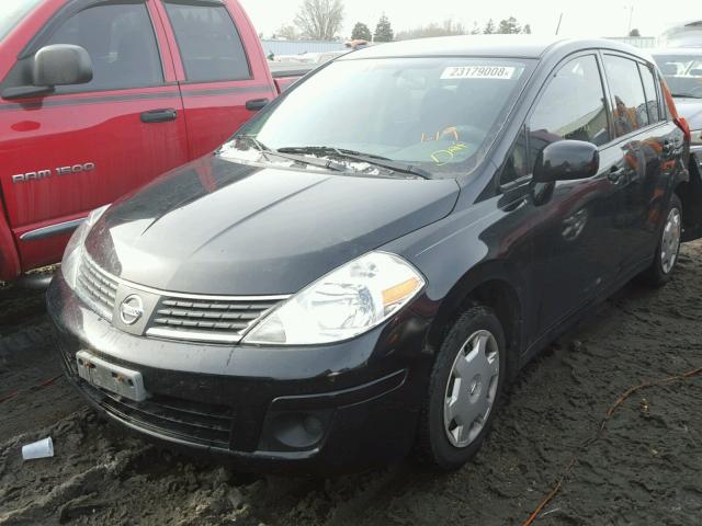 3N1BC13E69L392014 - 2009 NISSAN VERSA S BLACK photo 2