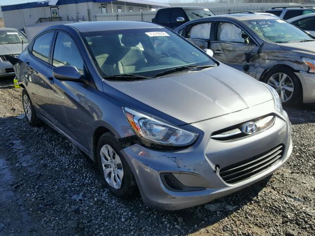 KMHCT4AE9GU058323 - 2016 HYUNDAI ACCENT SE GRAY photo 1