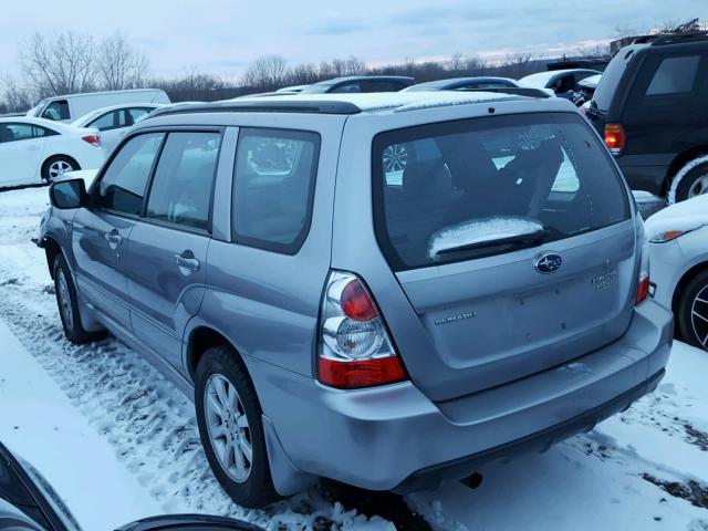 JF1SG65668H711015 - 2008 SUBARU FORESTER 2 GRAY photo 3