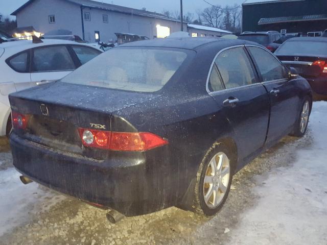 JH4CL95804C027953 - 2004 ACURA TSX BLACK photo 4