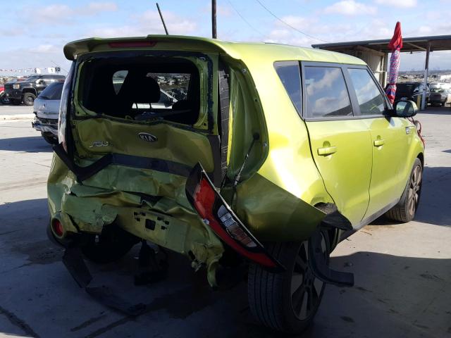 KNDJX3A58F7782592 - 2015 KIA SOUL ! GREEN photo 4