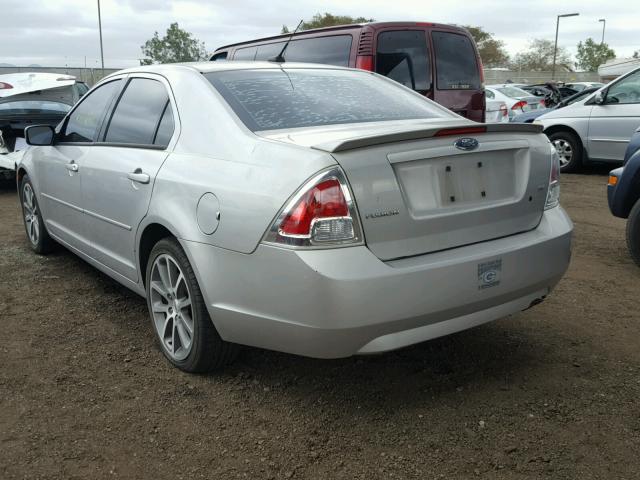 3FAHP07Z88R235556 - 2008 FORD FUSION SE SILVER photo 3