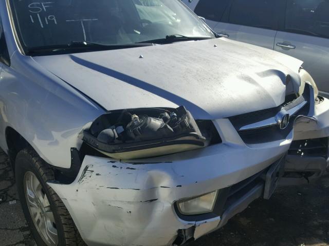 2HNYD18863H526733 - 2003 ACURA MDX TOURIN SILVER photo 9