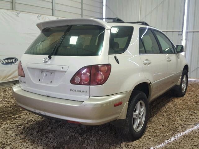 JT6HF10U7Y0095833 - 2000 LEXUS RX 300 WHITE photo 4