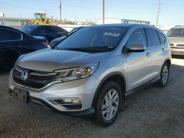 2HKRM3H56FH517635 - 2015 HONDA CR-V EX SILVER photo 2