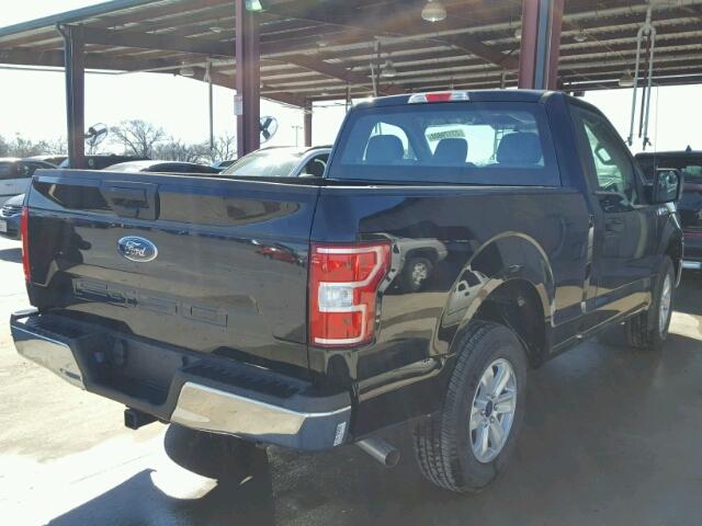 1FTMF1CB8JFA16254 - 2018 FORD F150 BLACK photo 4