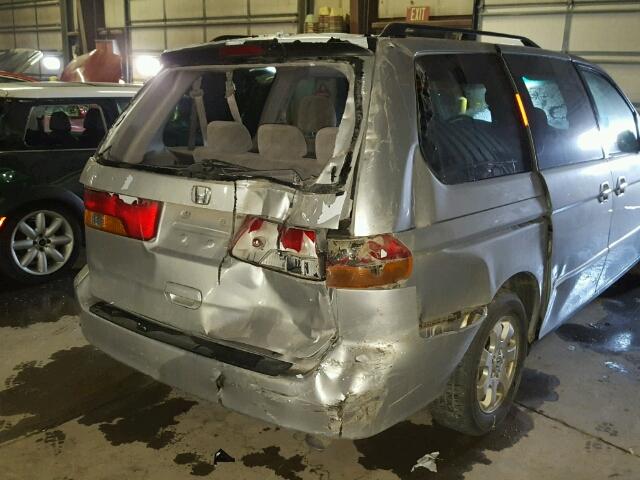 5FNRL18684B015575 - 2004 HONDA ODYSSEY EX SILVER photo 9