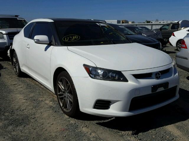 JTKJF5C74D3052950 - 2013 TOYOTA SCION TC WHITE photo 1