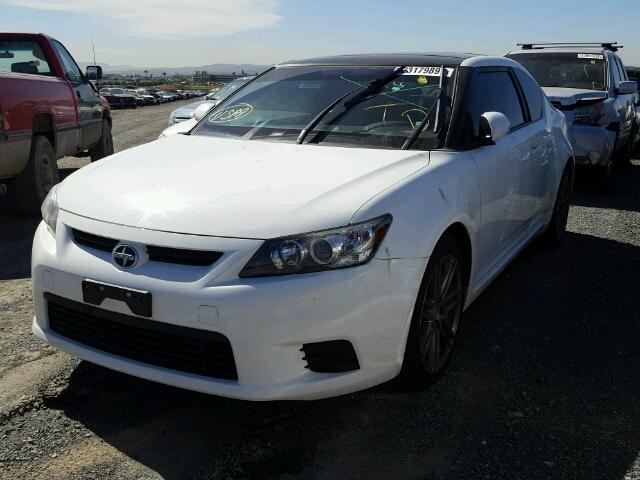 JTKJF5C74D3052950 - 2013 TOYOTA SCION TC WHITE photo 2