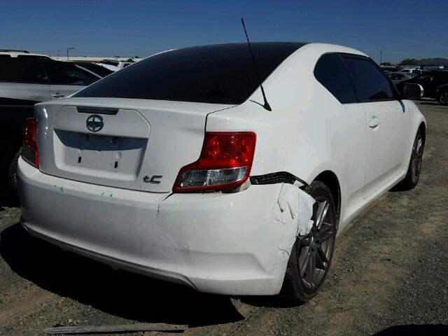 JTKJF5C74D3052950 - 2013 TOYOTA SCION TC 白色 照片 4