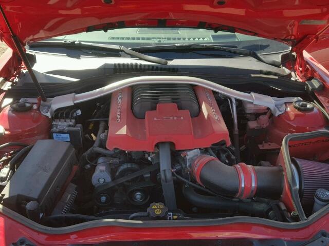 2G1FS1EP2C9800933 - 2012 CHEVROLET CAMARO ZL1 红色 照片 7
