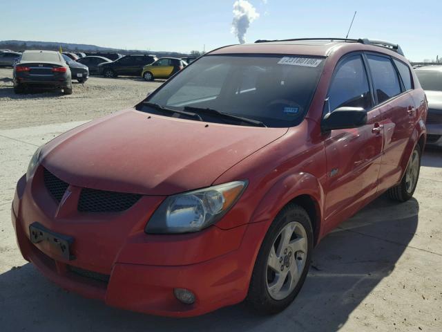 5Y2SL62854Z429528 - 2004 PONTIAC VIBE RED photo 2