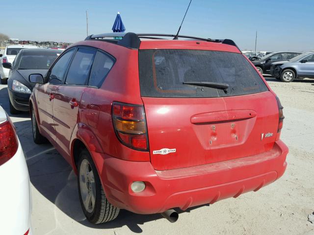 5Y2SL62854Z429528 - 2004 PONTIAC VIBE RED photo 3