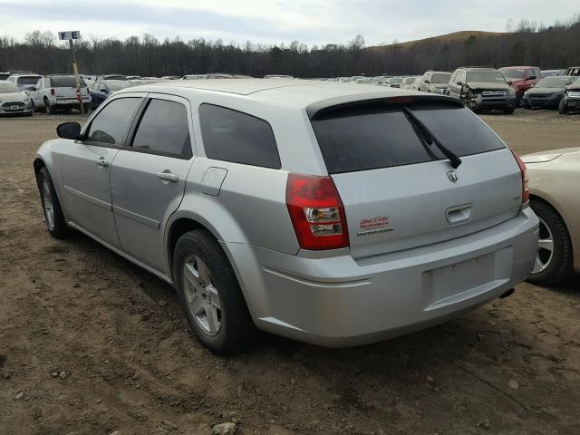 2D4FV48V95H166140 - 2005 DODGE MAGNUM SXT SILVER photo 3