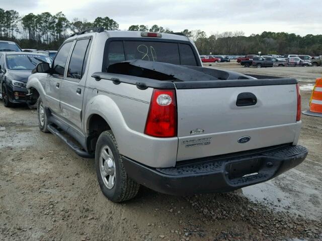 1FMZU67K25UA30330 - 2005 FORD EXPLORER S SILVER photo 3