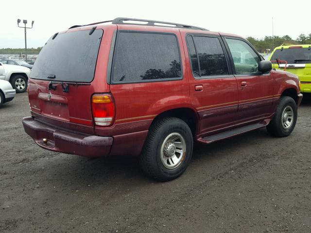 4M2ZU55P5WUJ29118 - 1998 MERCURY MOUNTAINEE RED photo 4