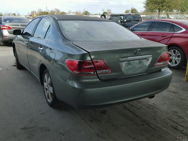 JTHBA30G065144436 - 2006 LEXUS ES 330 GREEN photo 3