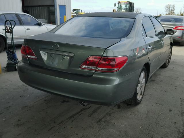 JTHBA30G065144436 - 2006 LEXUS ES 330 GREEN photo 4