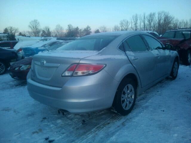 1YVHP81AX95M17169 - 2009 MAZDA 6 I SILVER photo 4