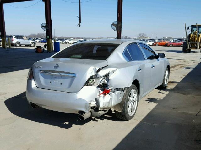 1N4AA5APXDC828299 - 2013 NISSAN MAXIMA S SILVER photo 4