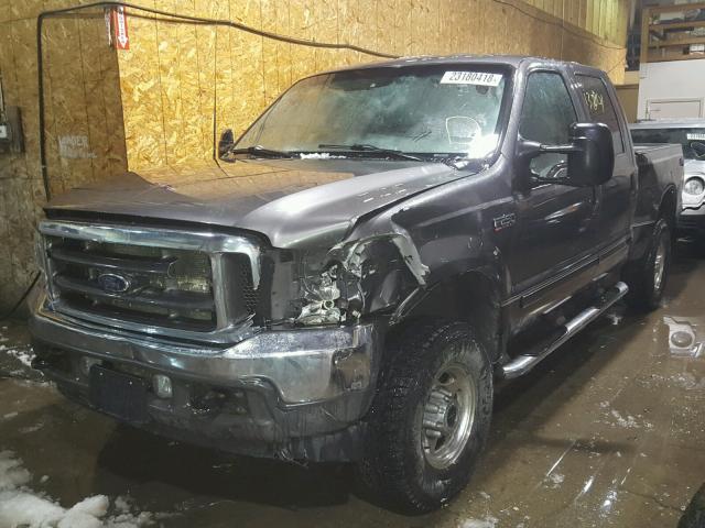 1FTNW21S13EB06691 - 2003 FORD F250 SUPER GRAY photo 2