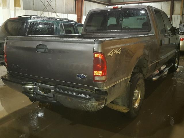 1FTNW21S13EB06691 - 2003 FORD F250 SUPER GRAY photo 4