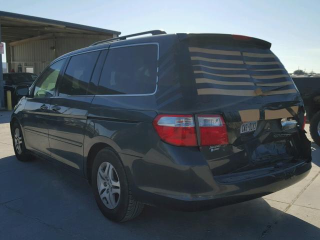 5FNRL38775B049464 - 2005 HONDA ODYSSEY EX GRAY photo 6