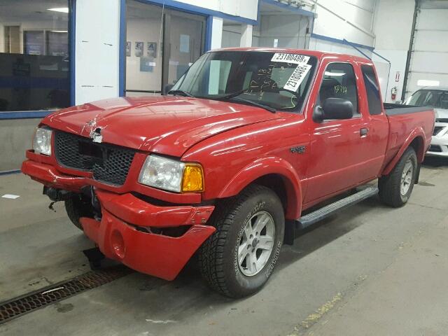 1FTZR45E23PA38284 - 2003 FORD RANGER SUP RED photo 2