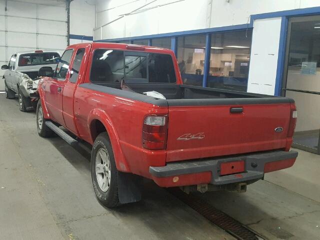 1FTZR45E23PA38284 - 2003 FORD RANGER SUP RED photo 3