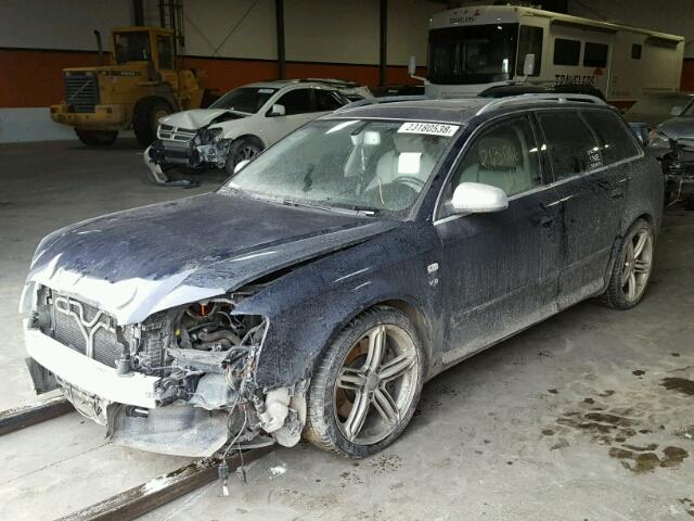 WAUUL78E86A143232 - 2006 AUDI S4 AVANT Q BLUE photo 2