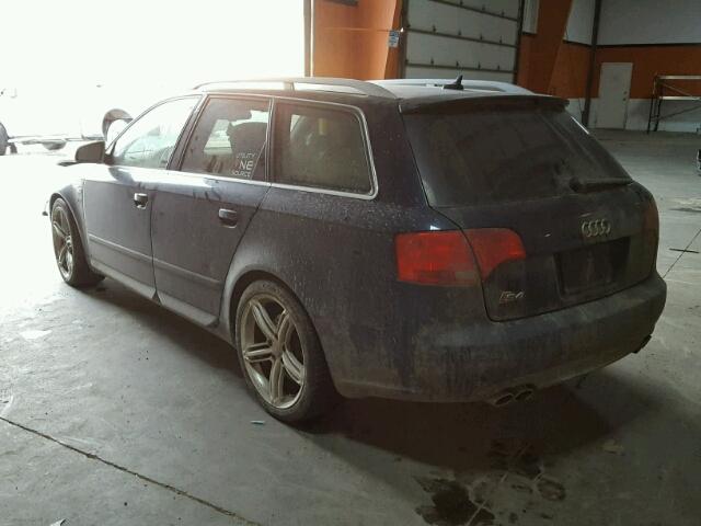 WAUUL78E86A143232 - 2006 AUDI S4 AVANT Q BLUE photo 3