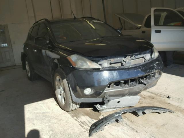 JN8AZ08W14W336623 - 2004 NISSAN MURANO SL BLACK photo 1