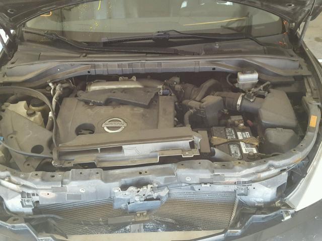 JN8AZ08W14W336623 - 2004 NISSAN MURANO SL BLACK photo 7