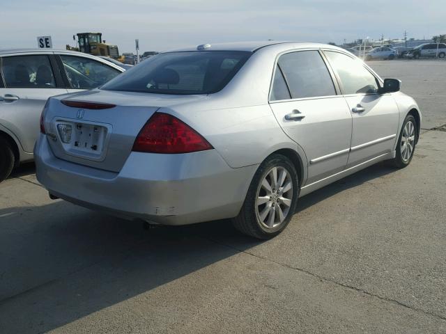 1HGCM66886A001435 - 2006 HONDA ACCORD EX SILVER photo 4