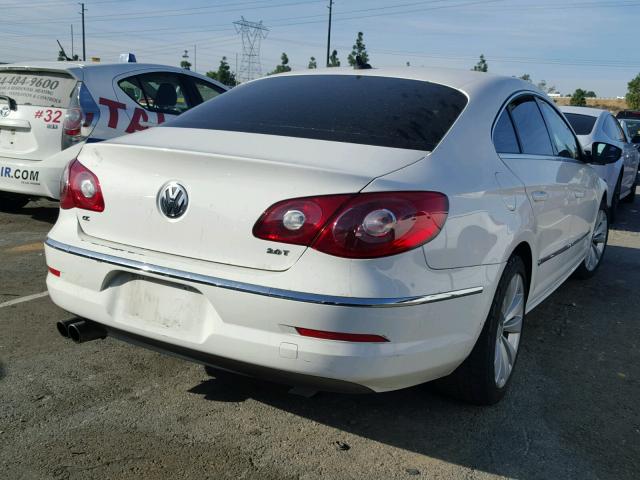 WVWMP7AN7AE566368 - 2010 VOLKSWAGEN CC SPORT WHITE photo 4