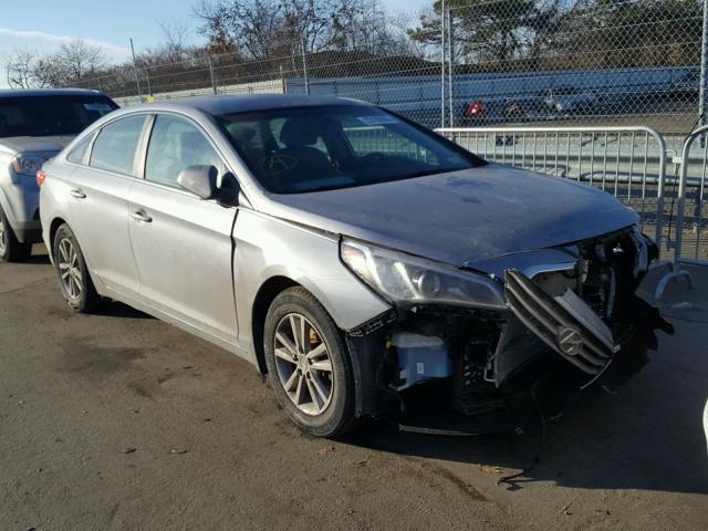 5NPE24AF5FH203083 - 2015 HYUNDAI SONATA SE GRAY photo 1