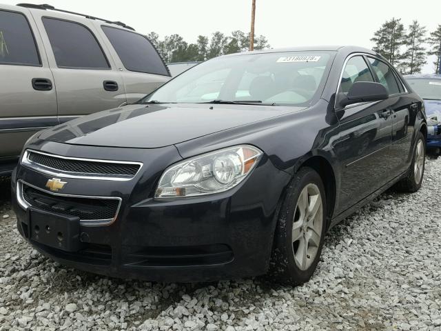 1G1ZB5E02CF200539 - 2012 CHEVROLET MALIBU LS BLACK photo 2